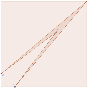 Quadrilateral in a square